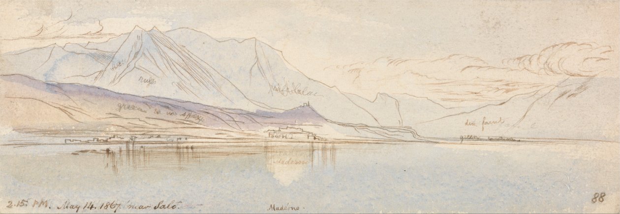 Poblíž Salo, Maderno od Edward Lear