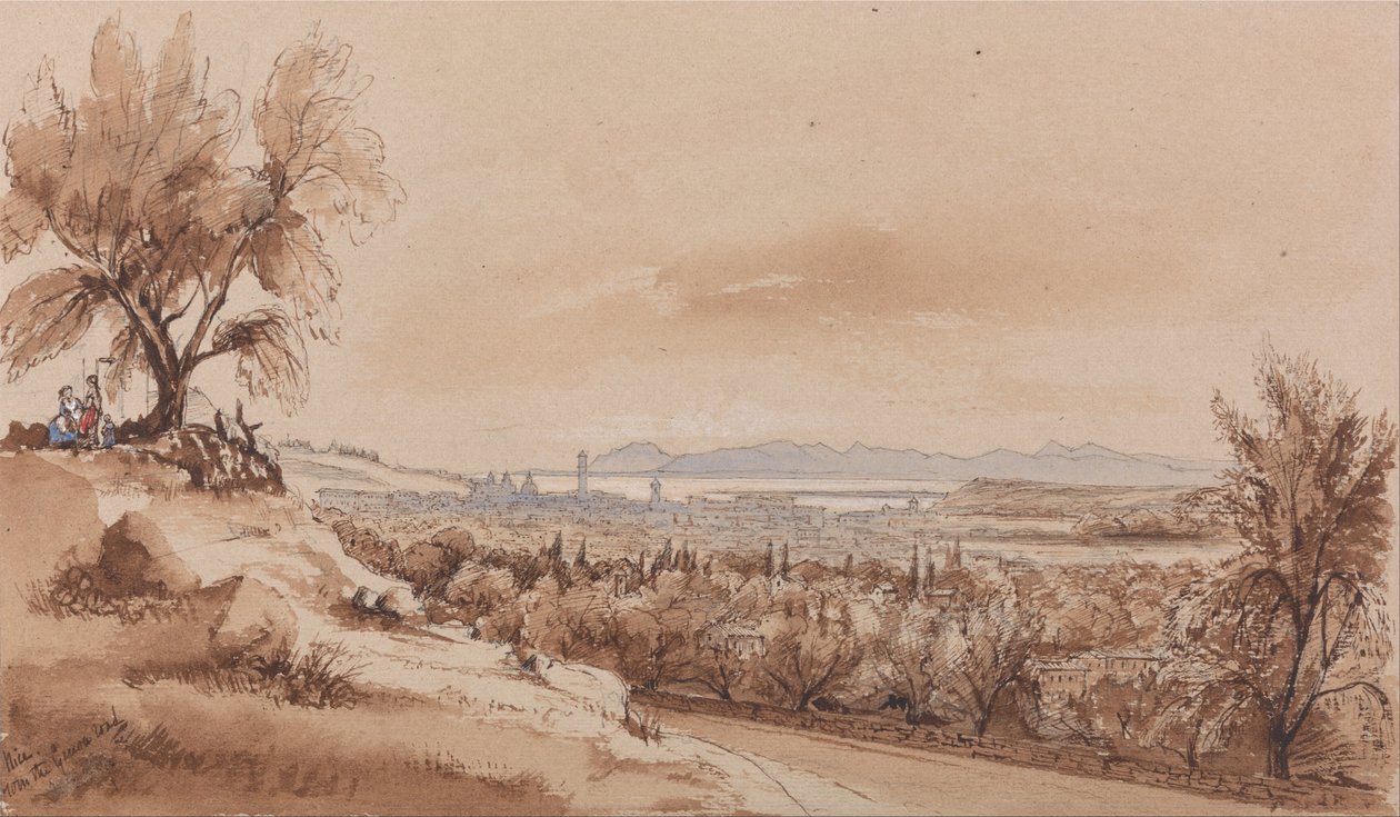 Pěkně z Janovské silnice od Edward Lear