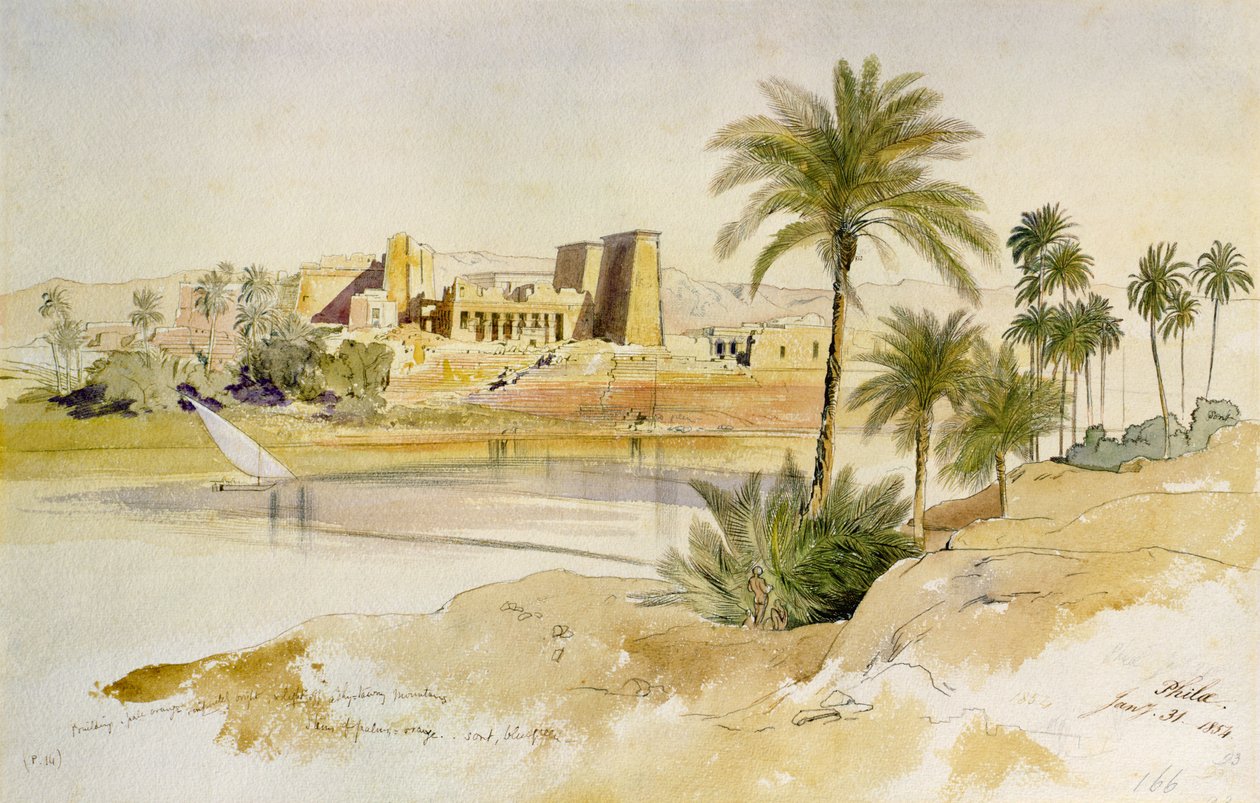 Philae od Edward Lear