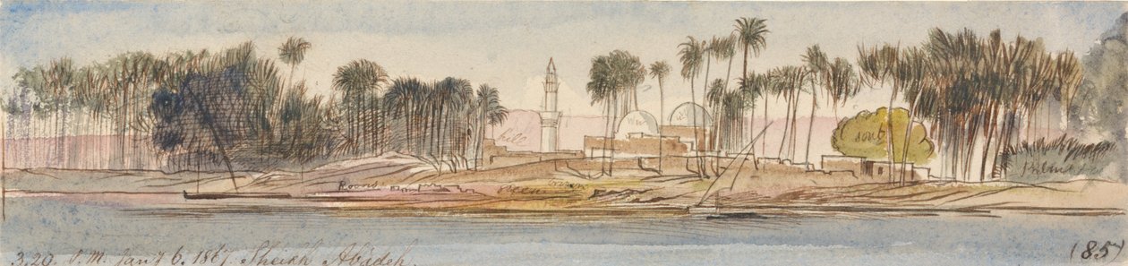 Sheikh Abadeh, 15:20, 6. ledna 1867 (85) od Edward Lear