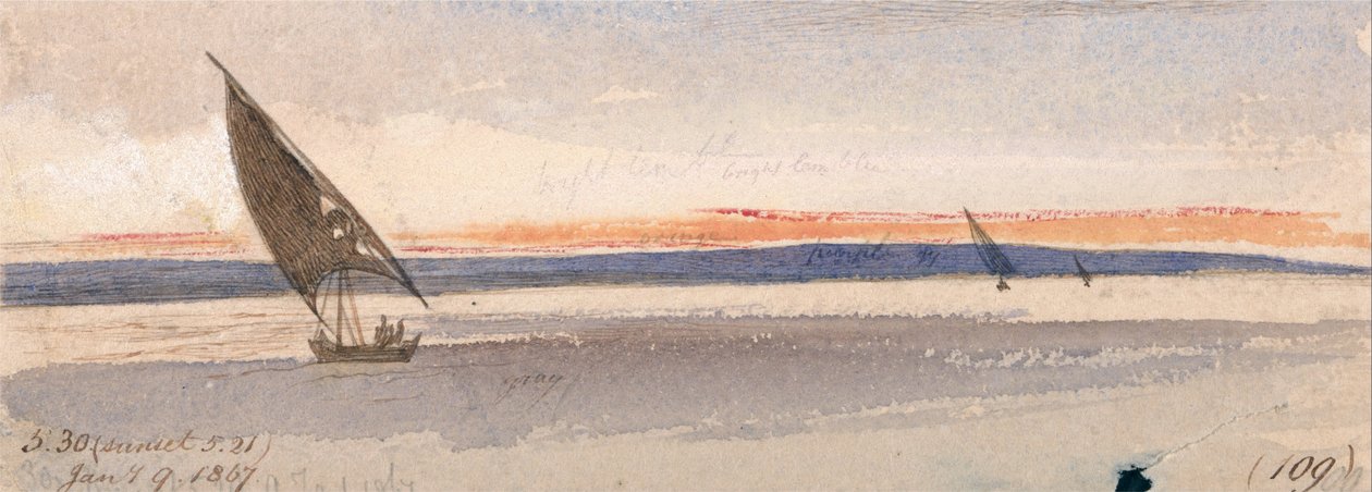 Západ slunce od Edward Lear
