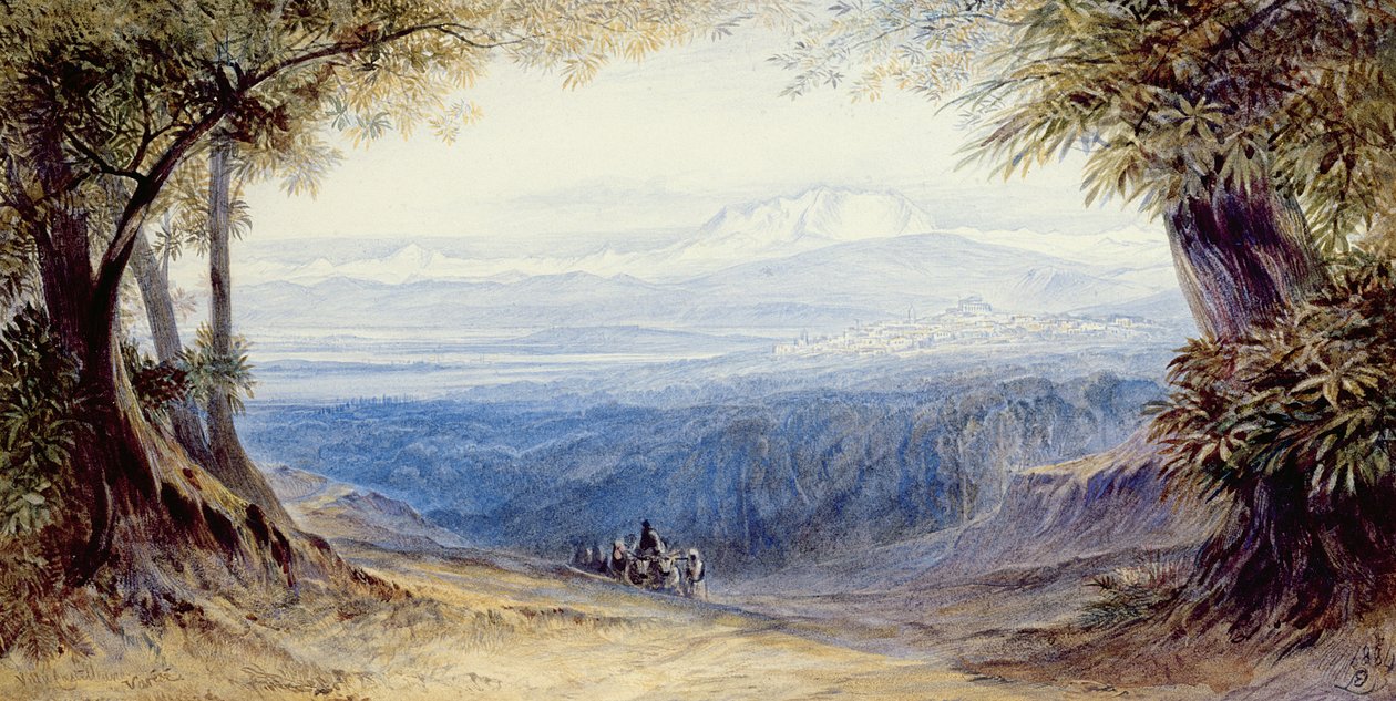 Villa Castellane, Varese, 1884 od Edward Lear