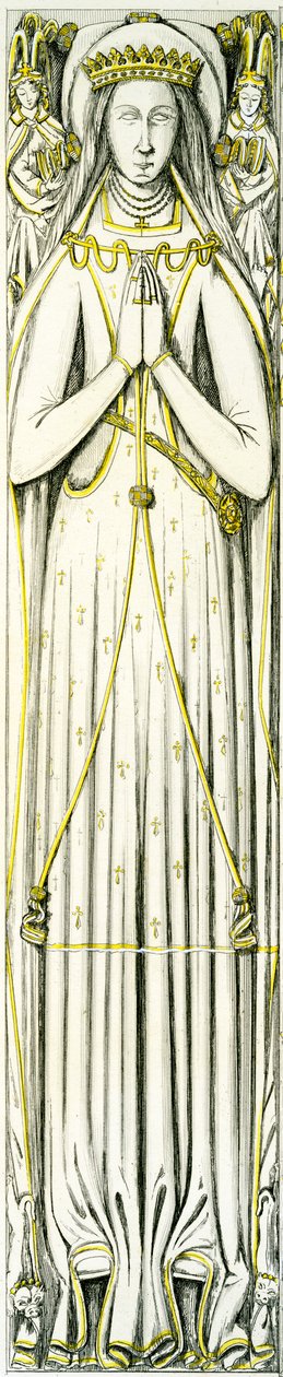 Lady Isabel Neville, alabastrová podobizna z Smythe Tomb, St. Peter