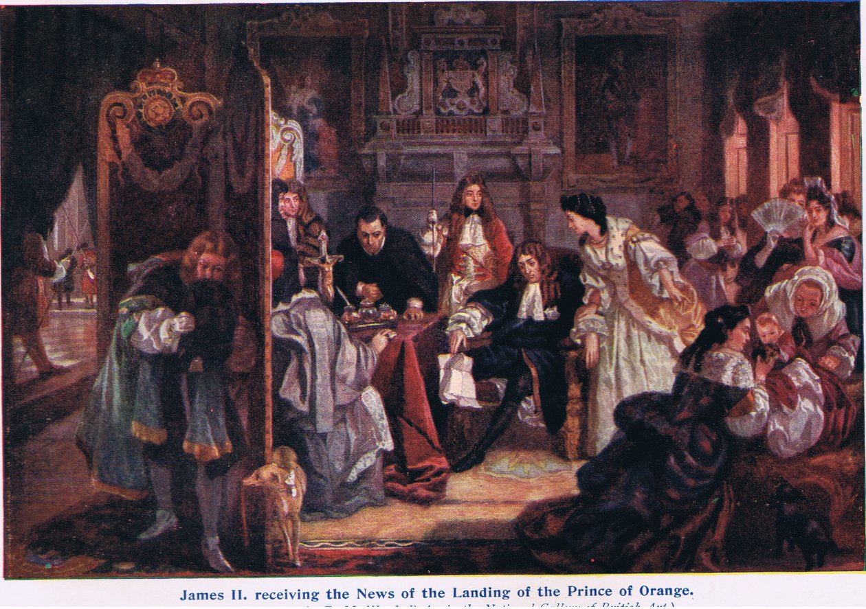 Zpráva o přistání prince Oranžského od Edward Matthew Ward
