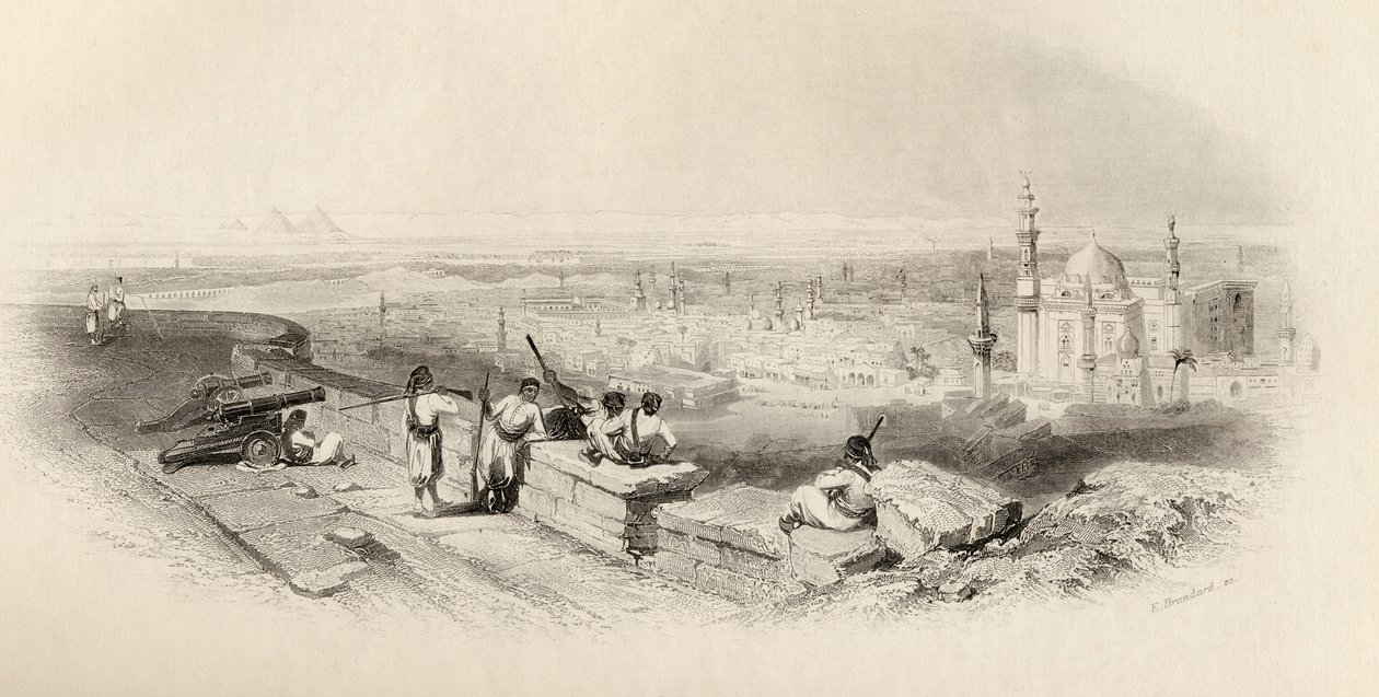 Káhira a údolí Nilu, Egypt od Edward Paxman Brandard