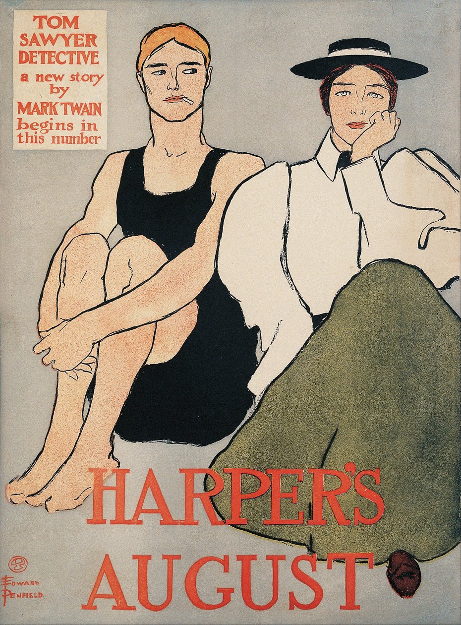 Harpers August. Detektiv Toma Sawyera od Edward Penfield