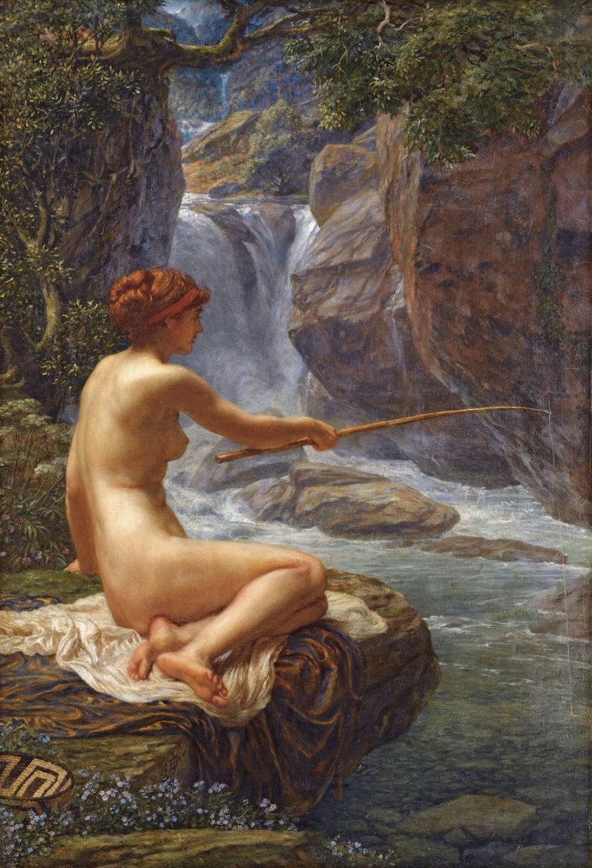 Potoková víla od Edward John Poynter