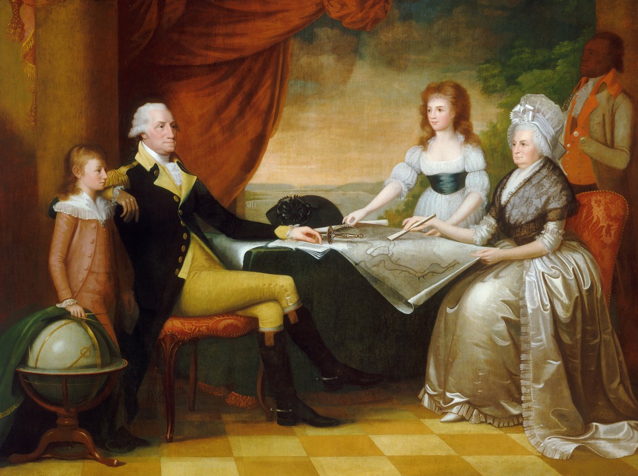 Washingtonova rodina od Edward Savage