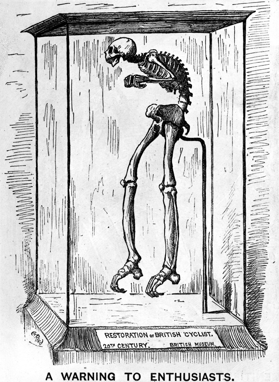 Varování pro nadšence, zveřejněno v časopise Punch, or the London Charivari, 6. července 1889. od Edward Tennyson Reed