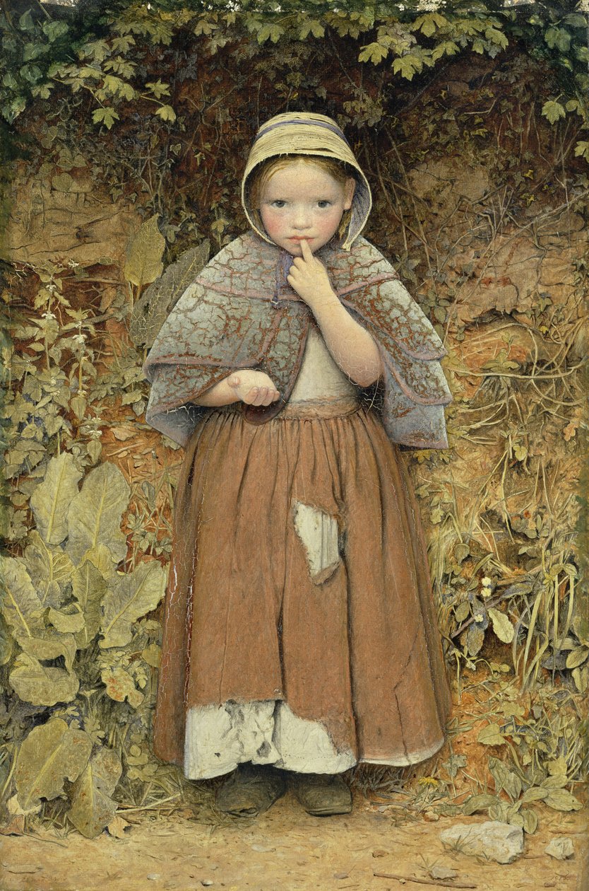 Žebrák na cestě, 1856 od Edward Thompson Davis
