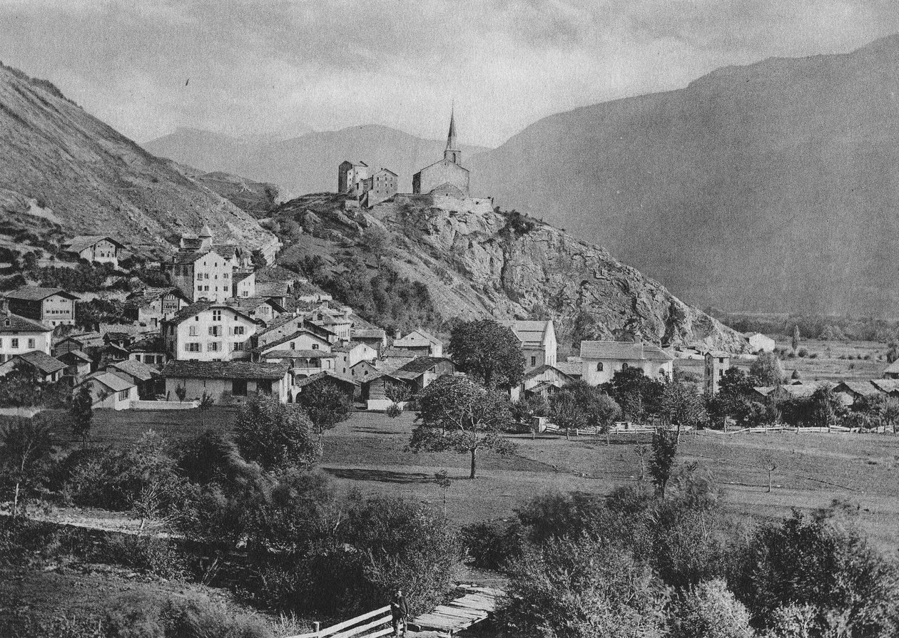 Raron im Wallis od Edward Whymper