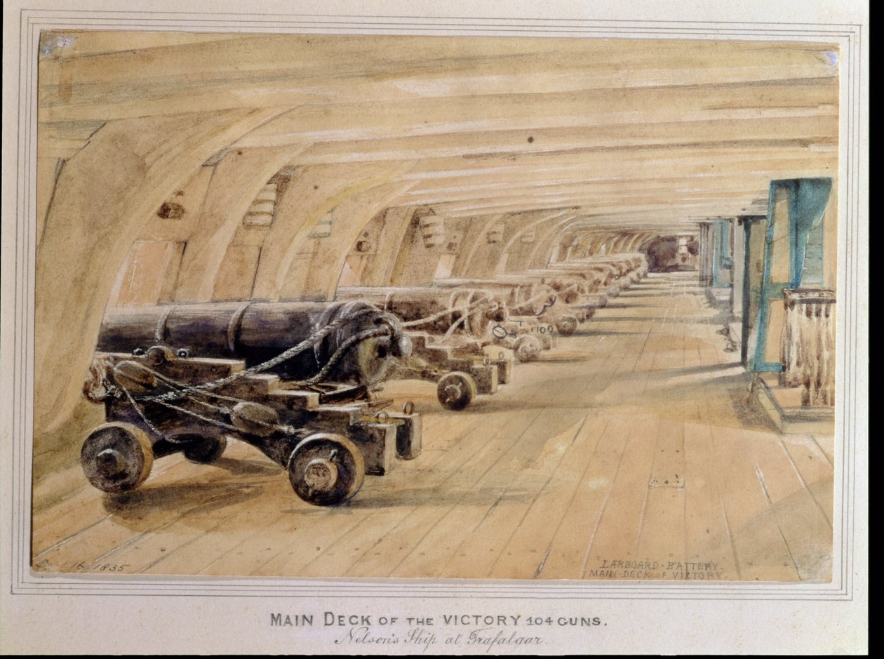 Larboard Battery, hlavní paluba 