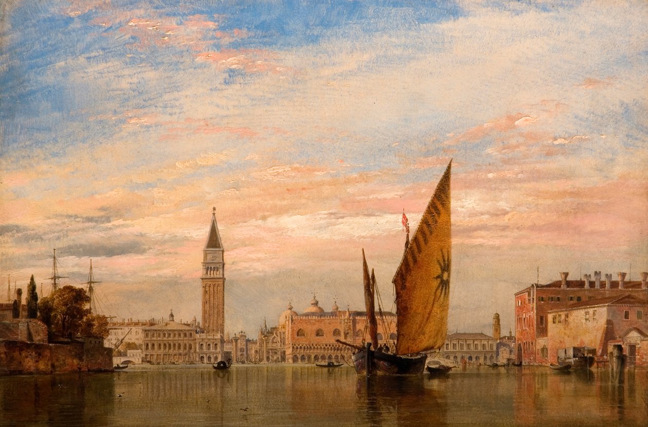 Na Canal Grande v Benátkách, 1851 od Edward William Cooke
