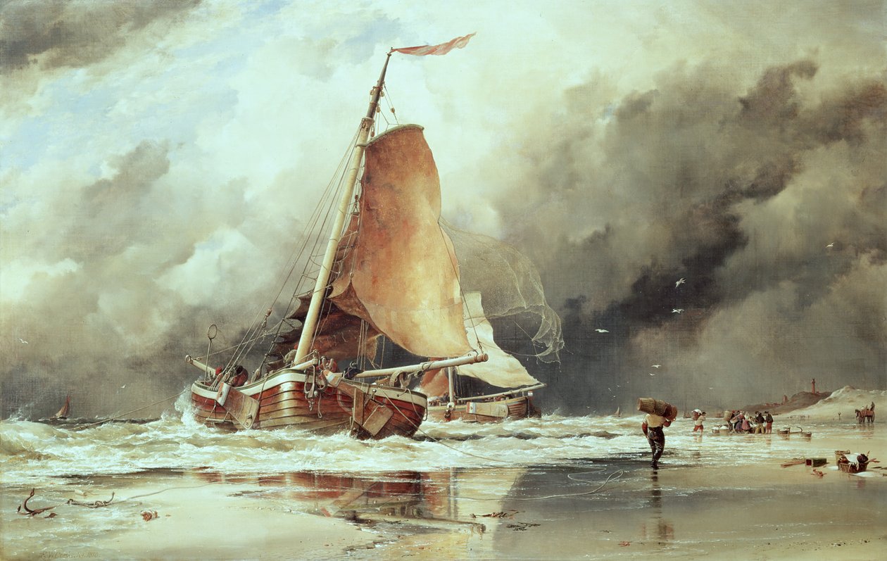 Přímořská krajina od Edward William Cooke