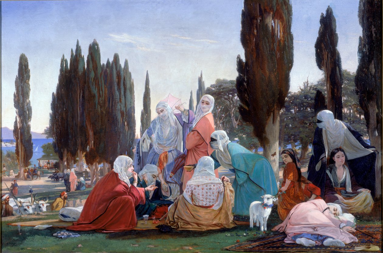 Suvenýr Scutari, 1857 od Edward A. Armitage