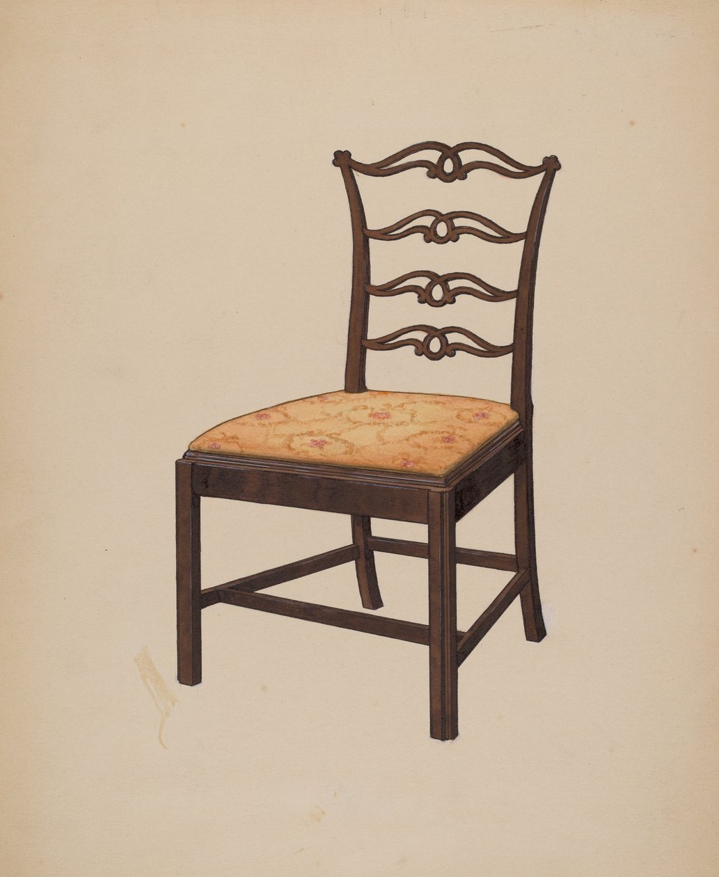 Křeslo Chippendale od Edward A. Darby