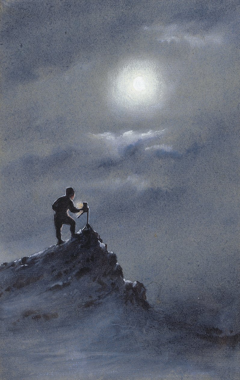 Pozorování ptáků na rampě, 6. června 1911 od Edward Adrian Wilson