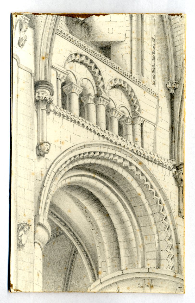Gloucesterská katedrála, 1900 od Edward Adrian Wilson