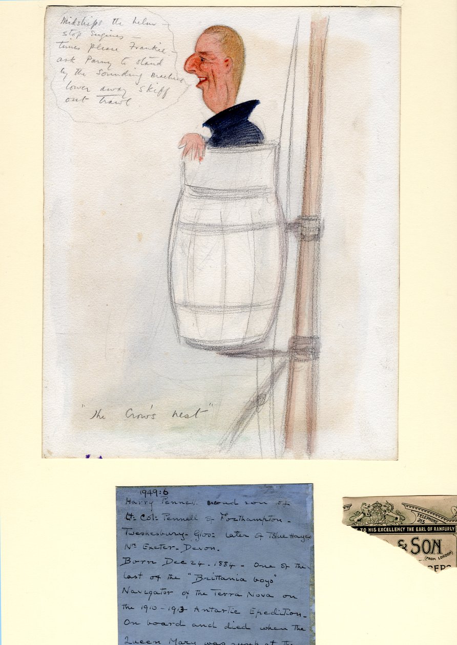 Henry Pennell, 1910-12 (wc a tužka na papíře) od Edward Adrian Wilson