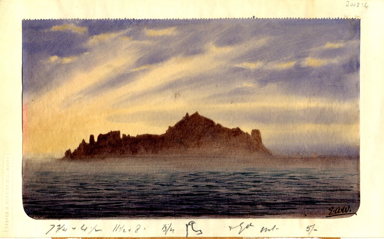 Jižní Trinidad, 1901 (wc na papíře) od Edward Adrian Wilson
