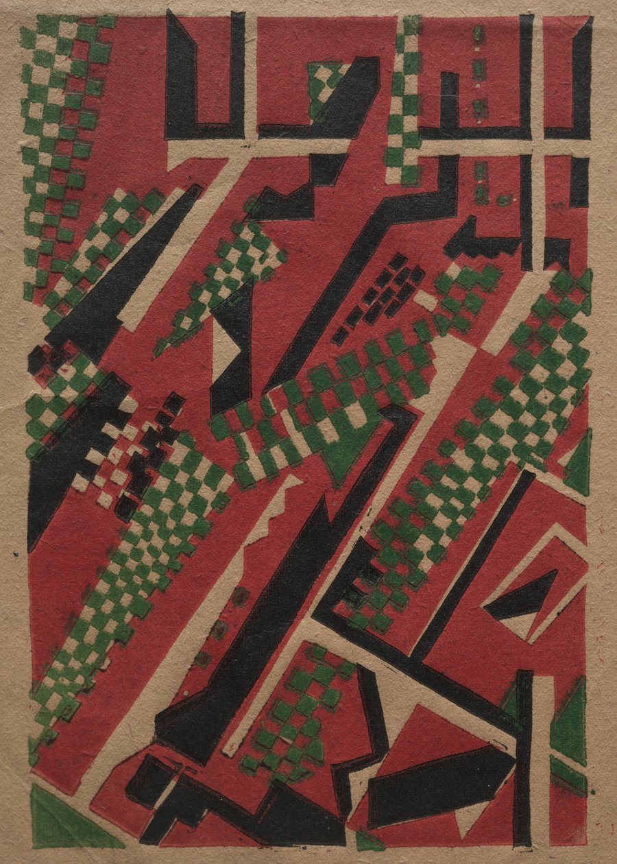 Otevřené okno od Edward Alexander Wadsworth