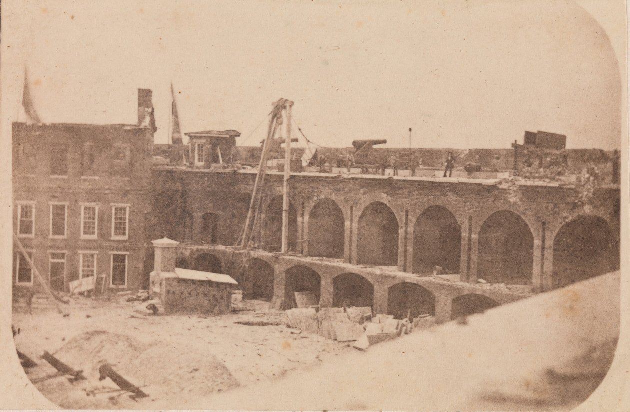 Evakuace Fort Sumter, duben 1861, duben 1861. od Edward Anthony
