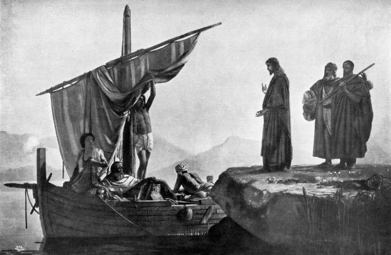 Kristus volá apoštoly Jakuba a Jana, 1926. od Edward Armitage