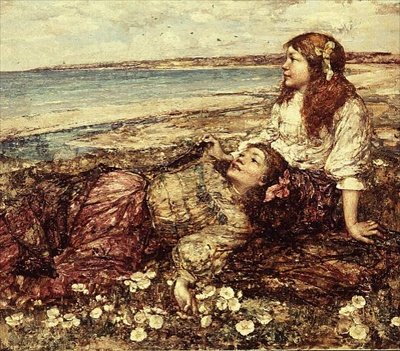 Brighouse Bay, poblíž Kirkcudbright od Edward Atkinson Hornel