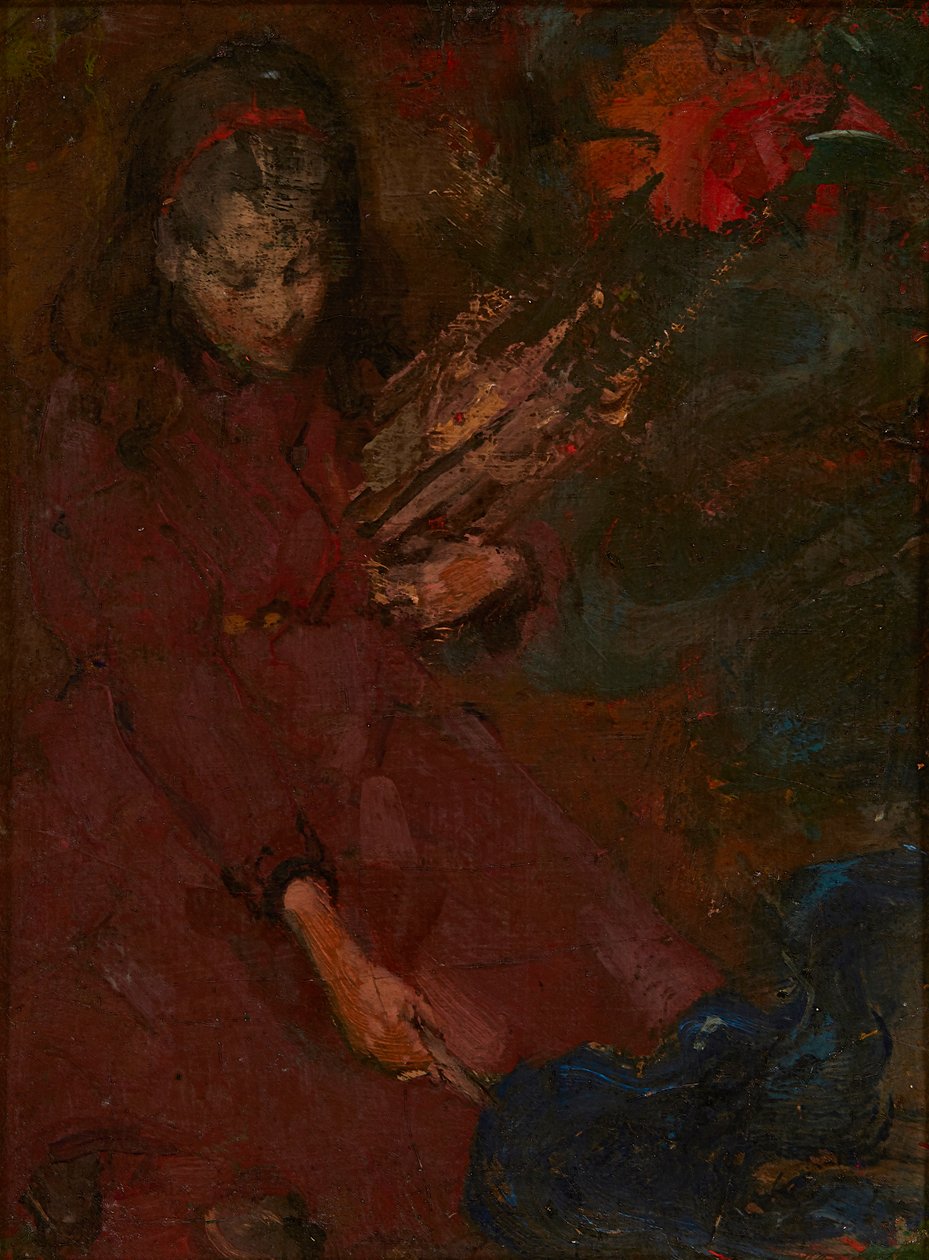 Sběr dříví (olej na plátně) od Edward Atkinson Hornel