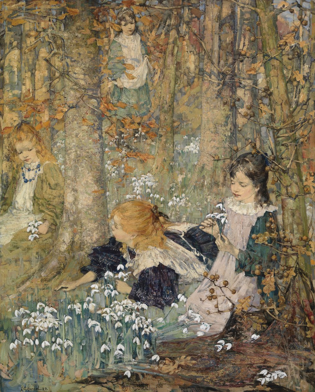 Příchod jara od Edward Atkinson Hornel