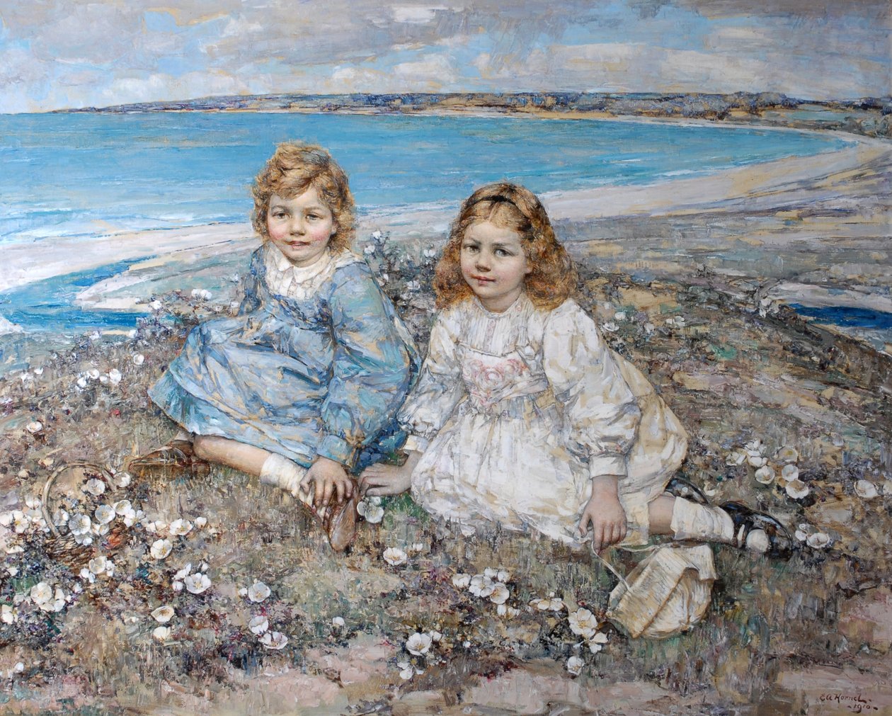 Dcery Bertrama F. Robertse od Edward Atkinson Hornel