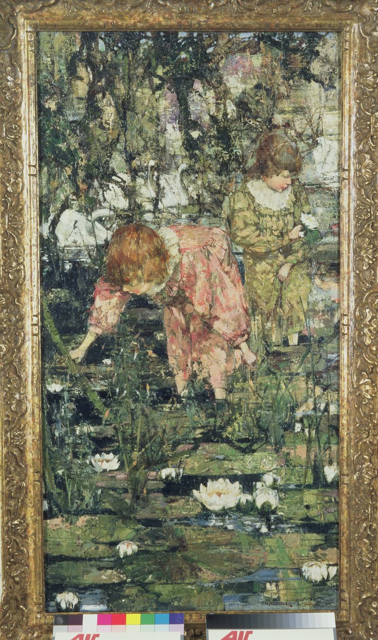 Liliový rybník od Edward Atkinson Hornel