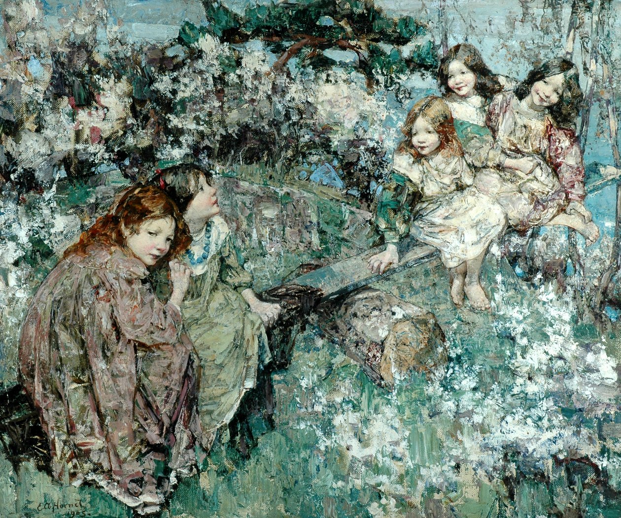 See-Saw od Edward Atkinson Hornel