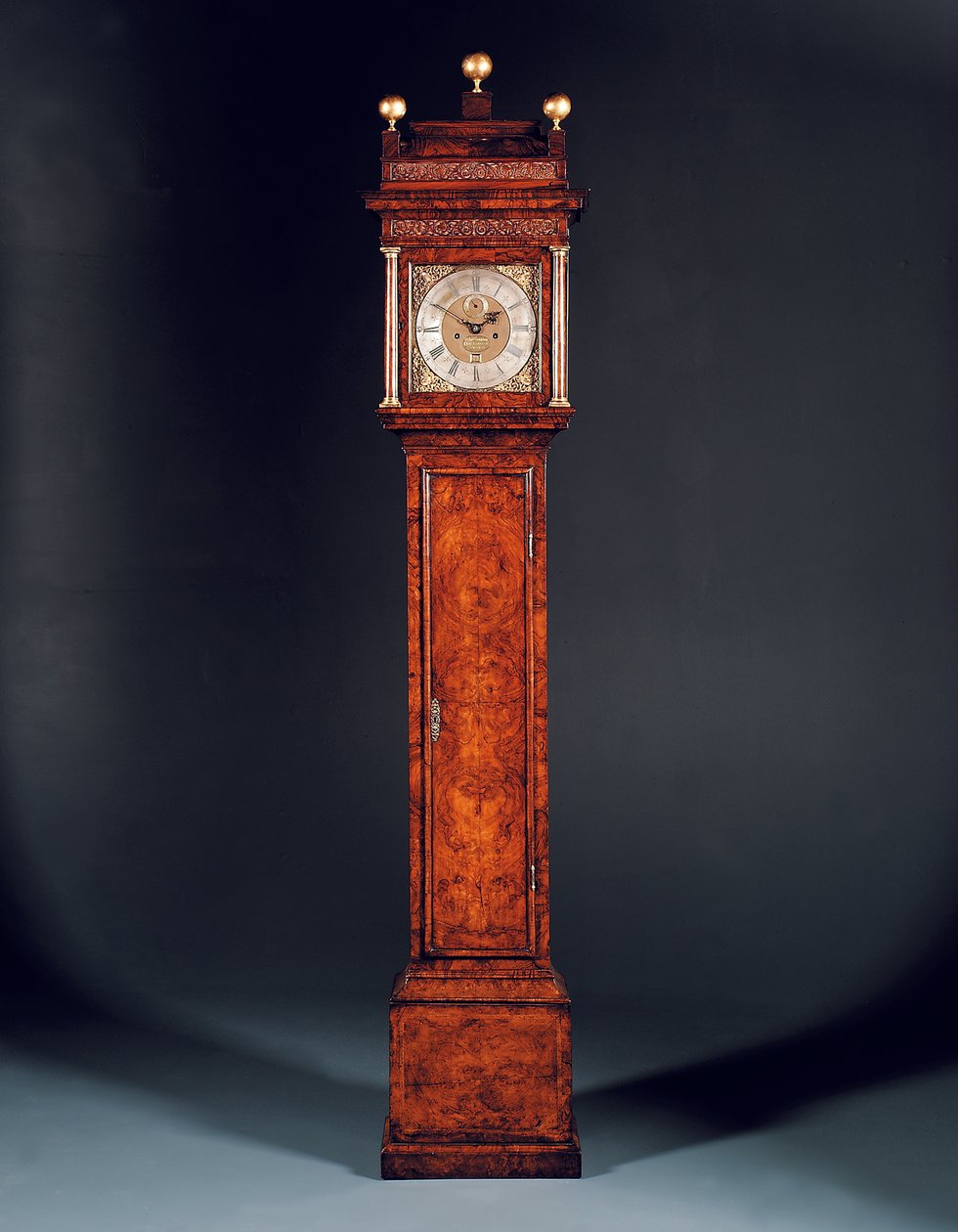 Hodiny Queen Anne longcase, no. 463 od Edward Banger