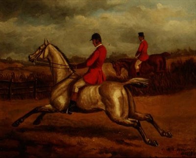 Lovec (olej na plátně) od Edward Benjamin Herberte