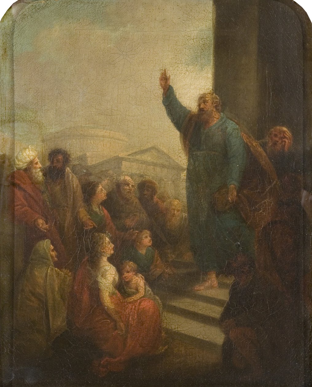 Saint Paul Preaching at Athens (studie nebo zmenšená replika oltářního obrazu pro St Paul