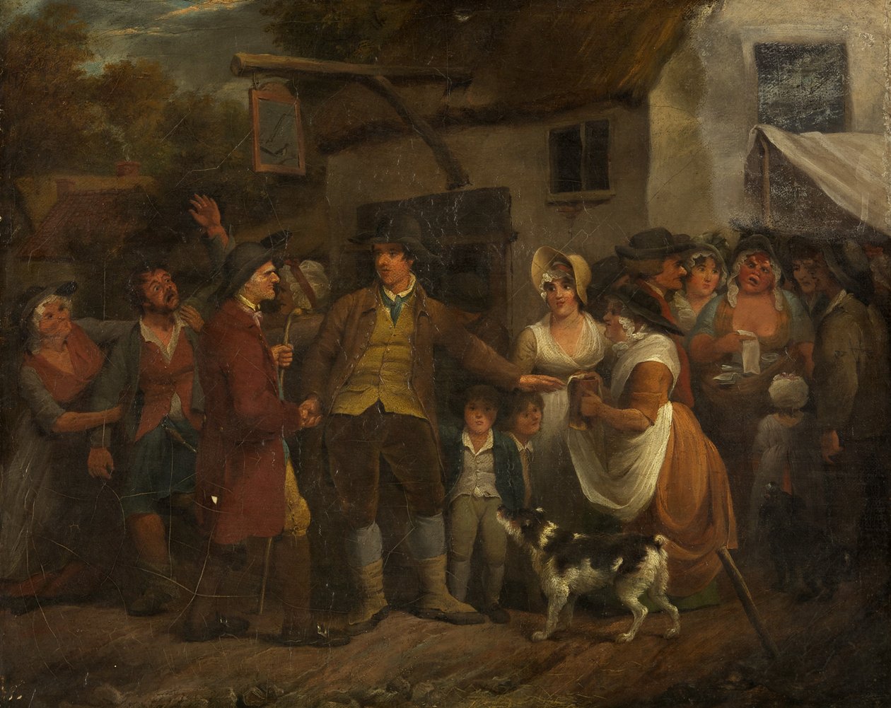 The Ale House Door (olej na plátně) od Edward Bird