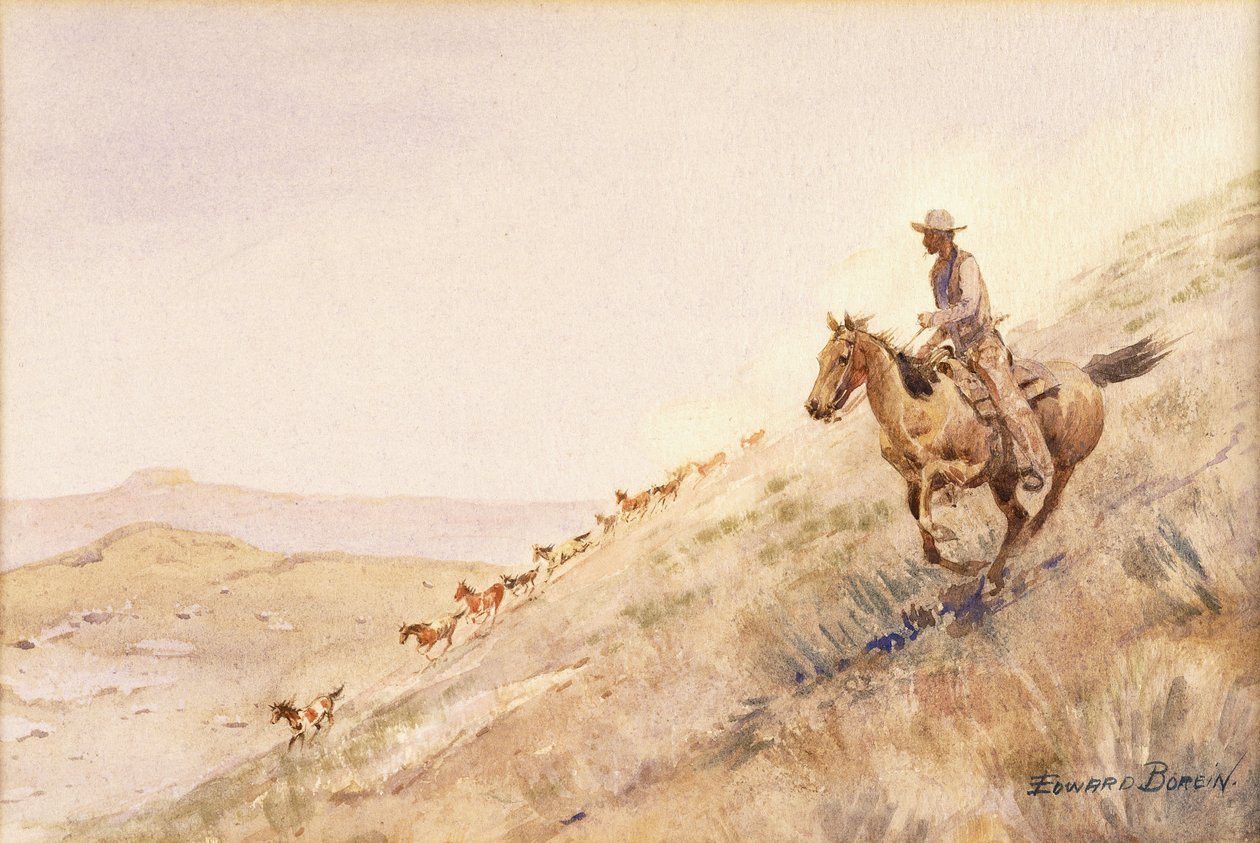 Zaokrouhlování koní od Edward Borein