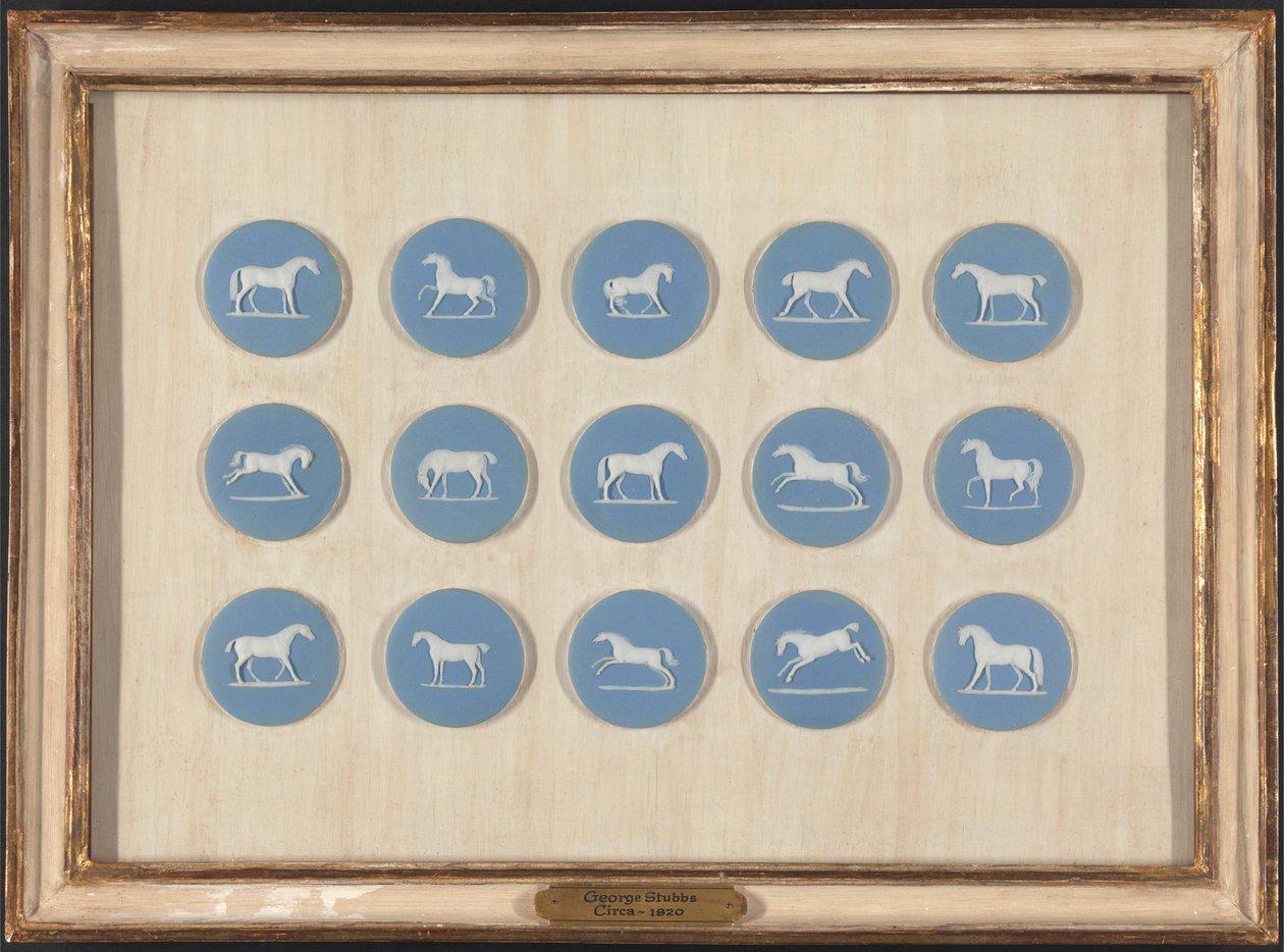 Horse Studies in Relief, podle George Stubbse od Edward Burch
