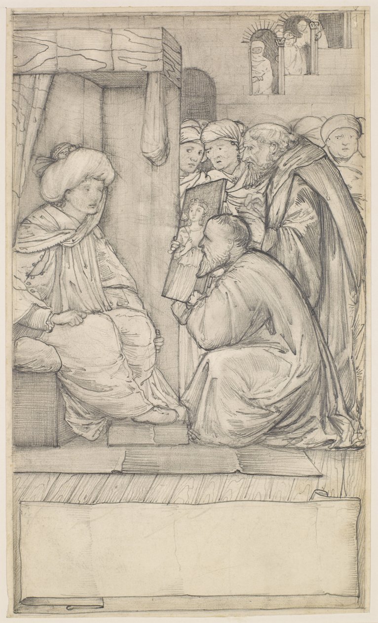 Chaucerův Příběh muže zákonů - design od Edward Burne-Jones