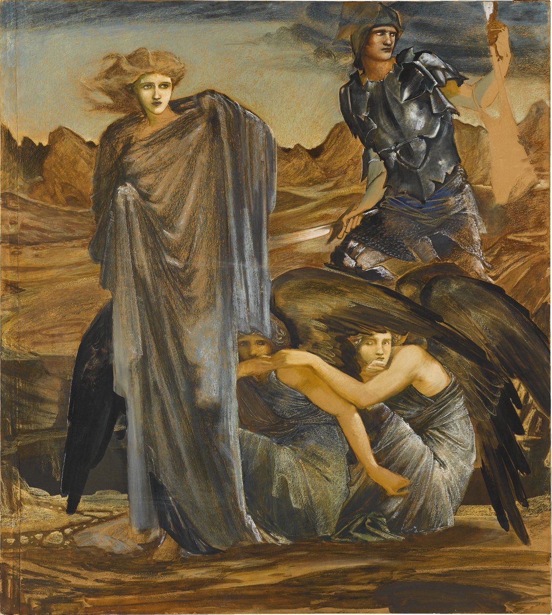 Objev Medúzy od Edward Burne-Jones