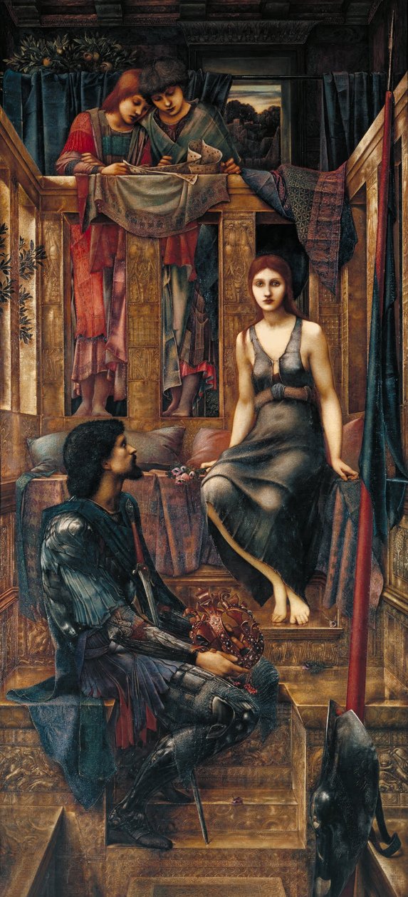 Král Cophetua a žebrácká služka od Edward Burne-Jones