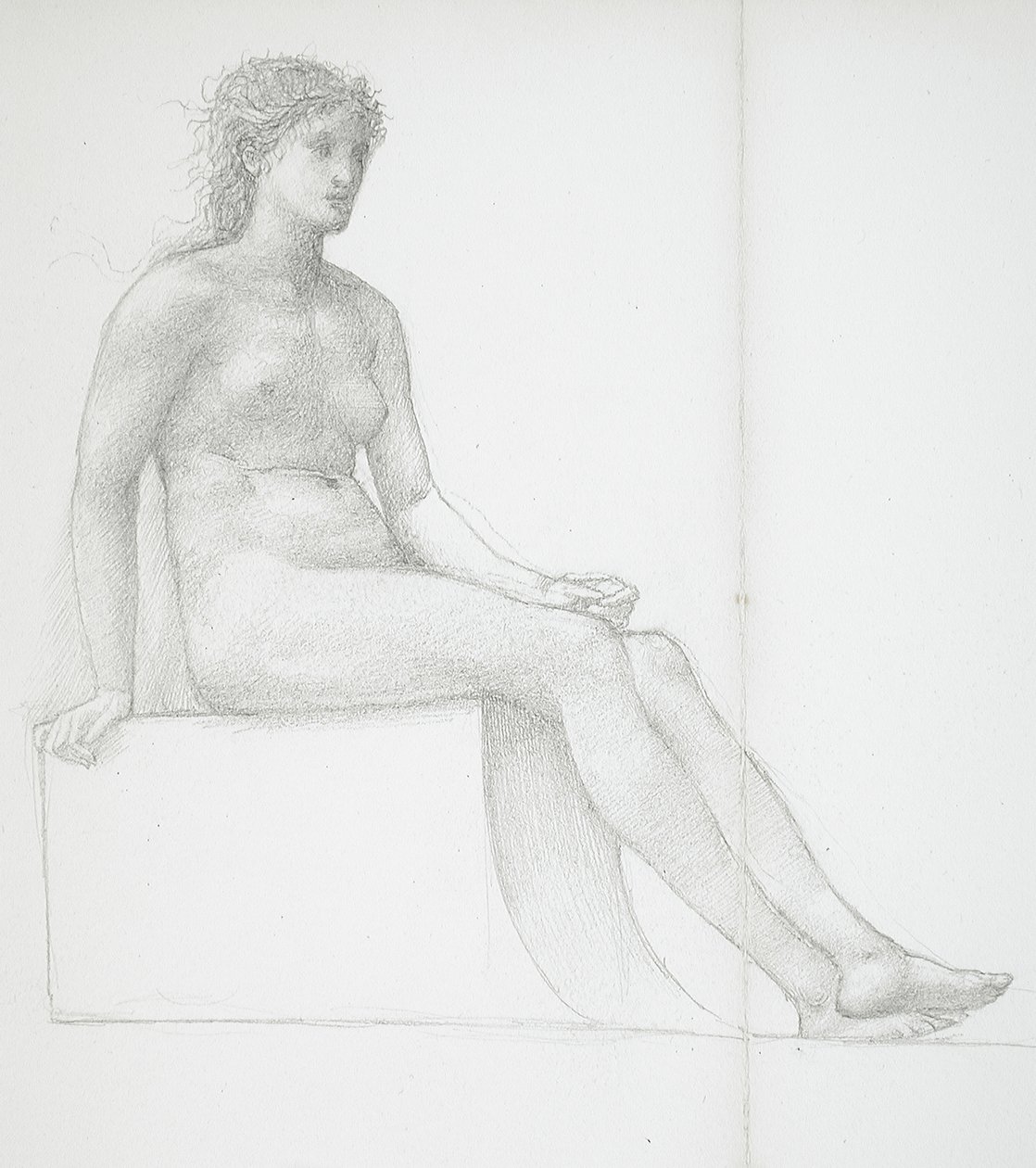 Nohy nahé ženy od Edward Burne-Jones