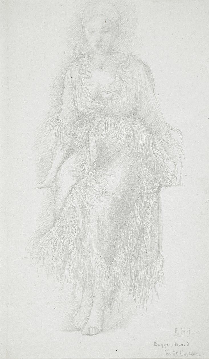 Sedící žena od Edward Burne-Jones