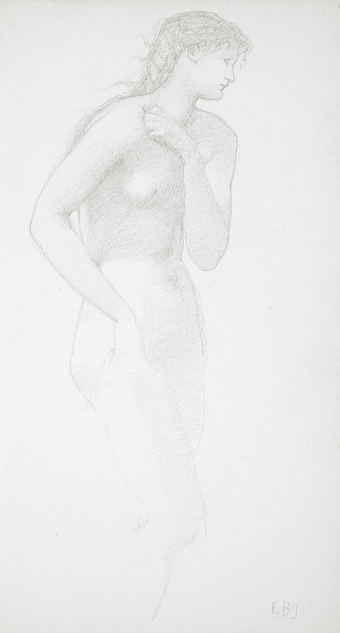Stojící ženský akt od Edward Burne-Jones
