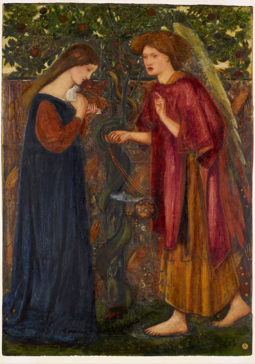 Zvěstování od Edward Burne-Jones