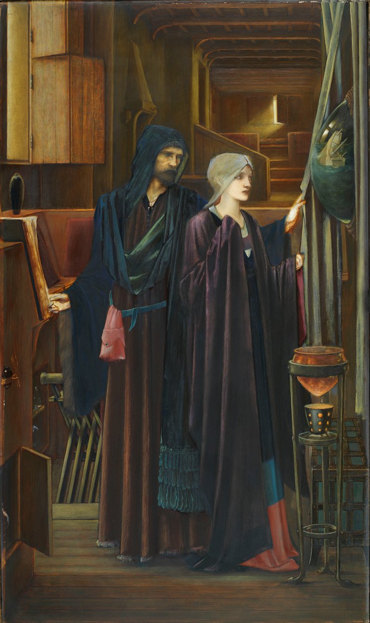 Čaroděj od Edward Burne-Jones