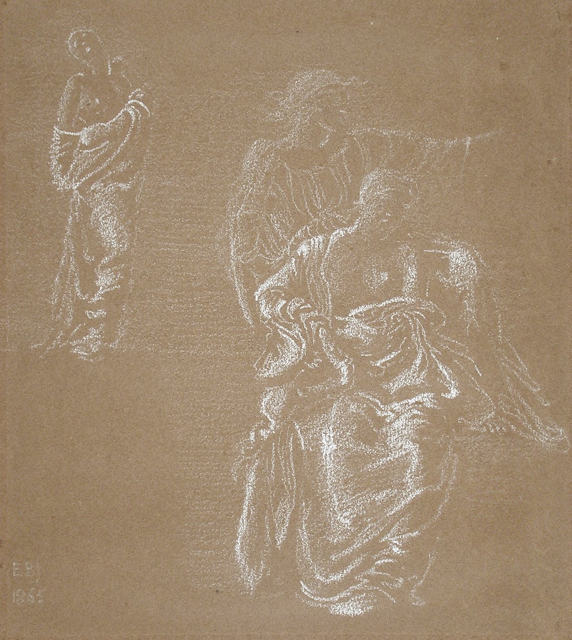 Tři postavy od Edward Burne-Jones