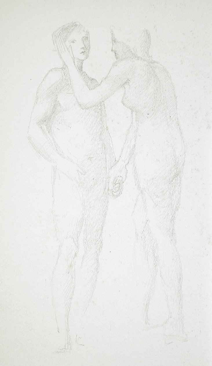 Dva ženské akty od Edward Burne-Jones