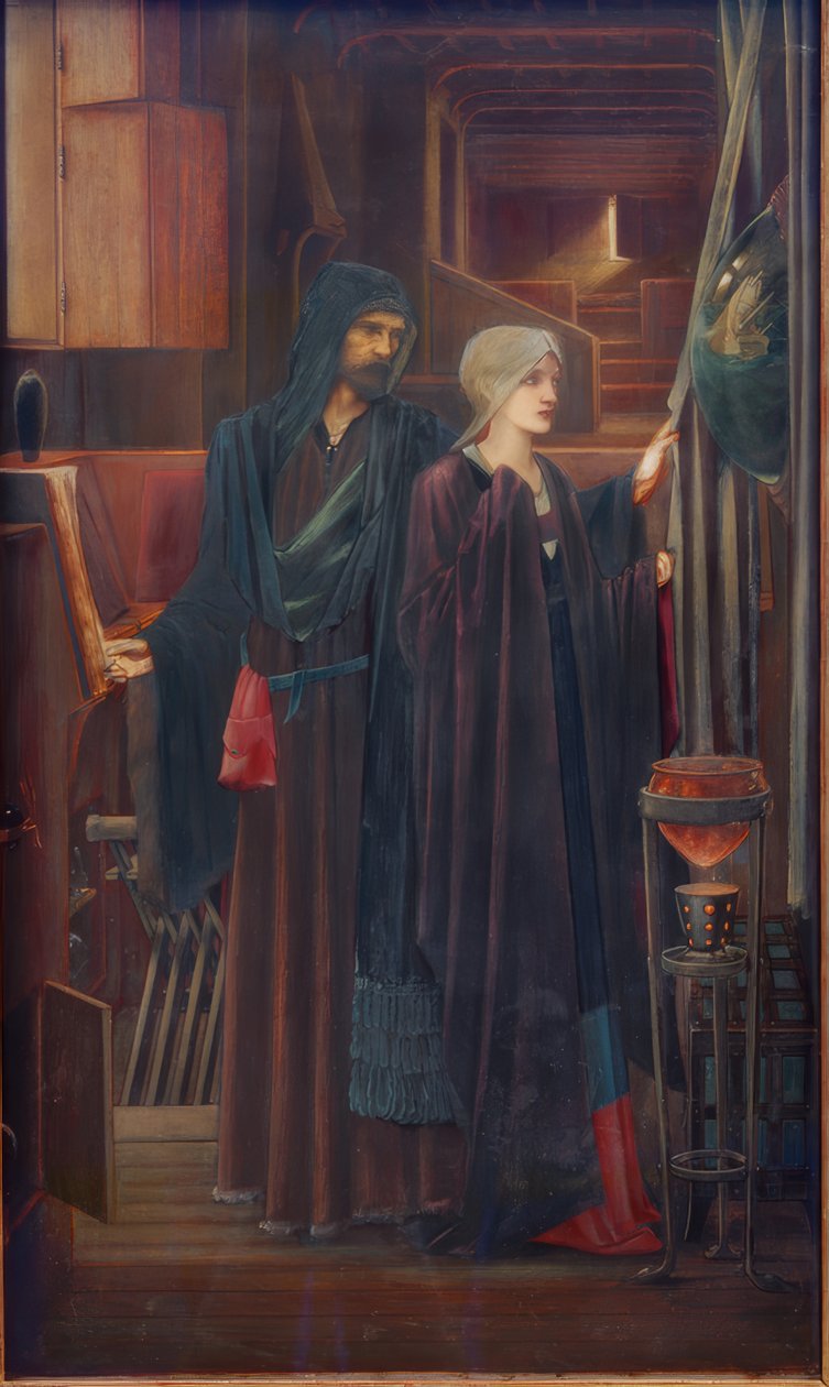 Kouzelník od Edward Burne Jones